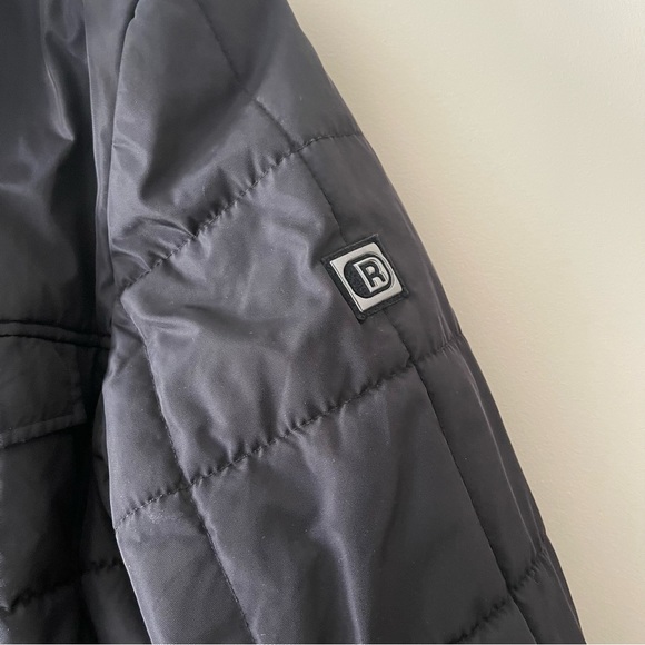 Kenneth Cole Reaction Black Collared Puffer Jacket - Picture 8 of 8